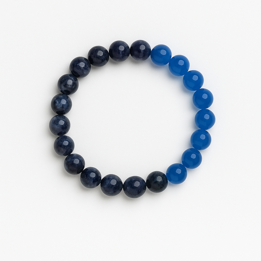 💙 Throat Chakra Bracelet – Expression • Clarity • Truth