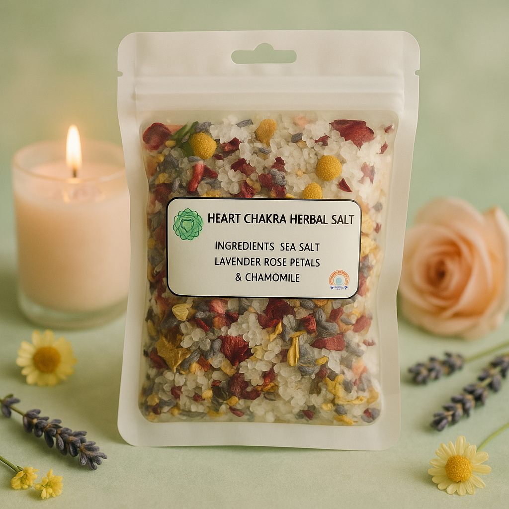 💚 Heart Chakra Herbal Bath Salt