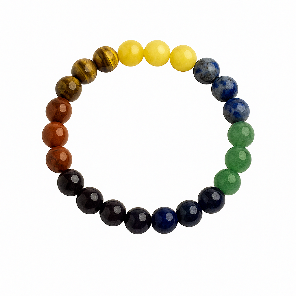 ✨ Align 7 Chakra Bracelet – Ground • Flow • Rise