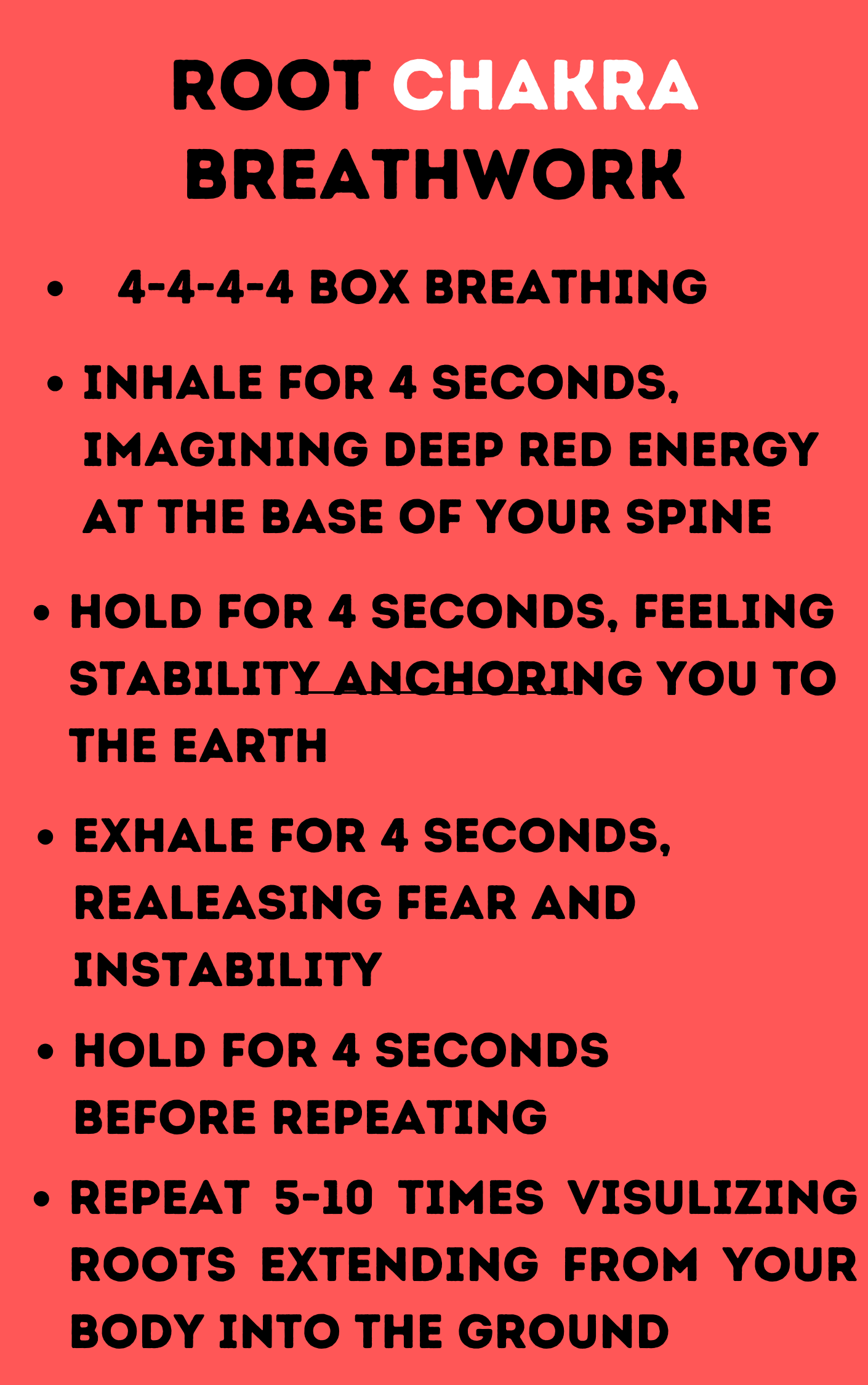 Chakra Affirmations, Breathwork and Frequency Deck